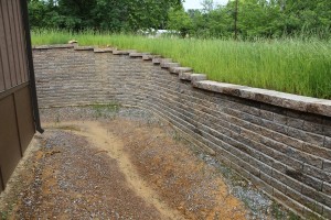 Retaining wall in Helena, Al